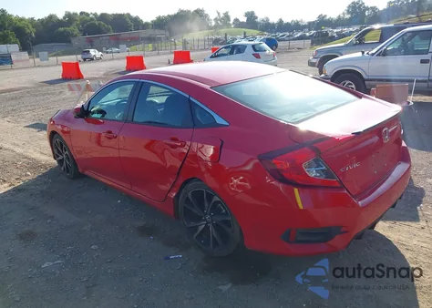 2021 Honda Civic Sport from USA, damaged, VIN 2HGFC2F85MH527965